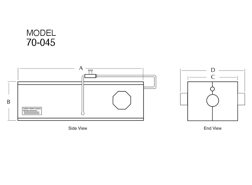 CATCO Pipeline Enclosure Heater 70-045